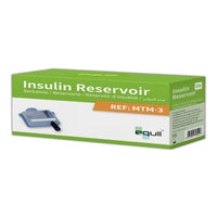 Box of Equil insulin reservoir with green and white design